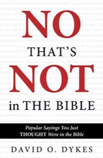 no thats not in the Bible